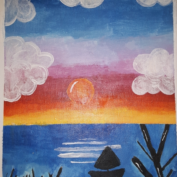 Sunset painting - Picture 1 of 1